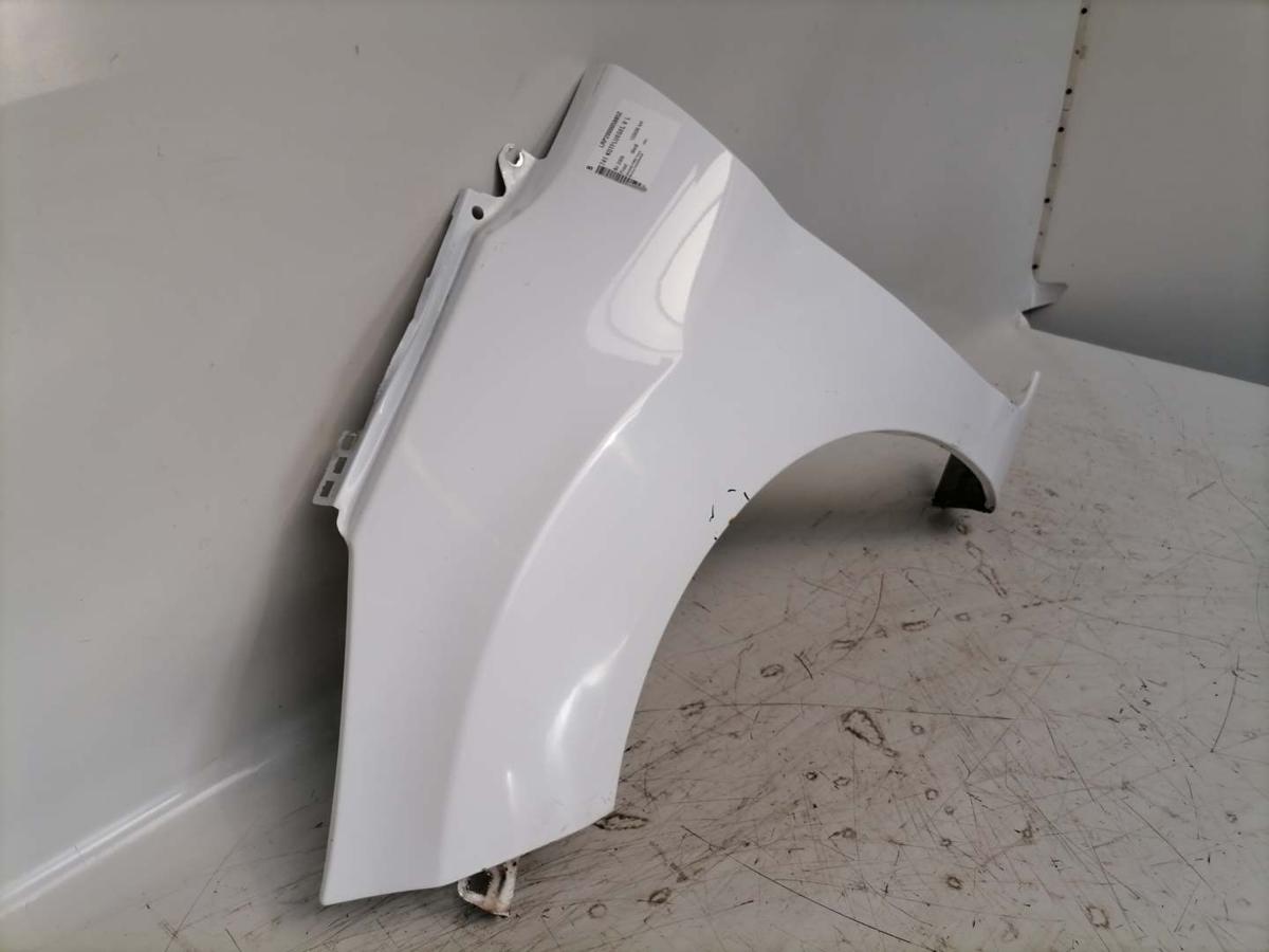 Ford Fiesta JA8 original Kotfl&uuml;gel vorn links Frost Wei&szlig; Bj.2010